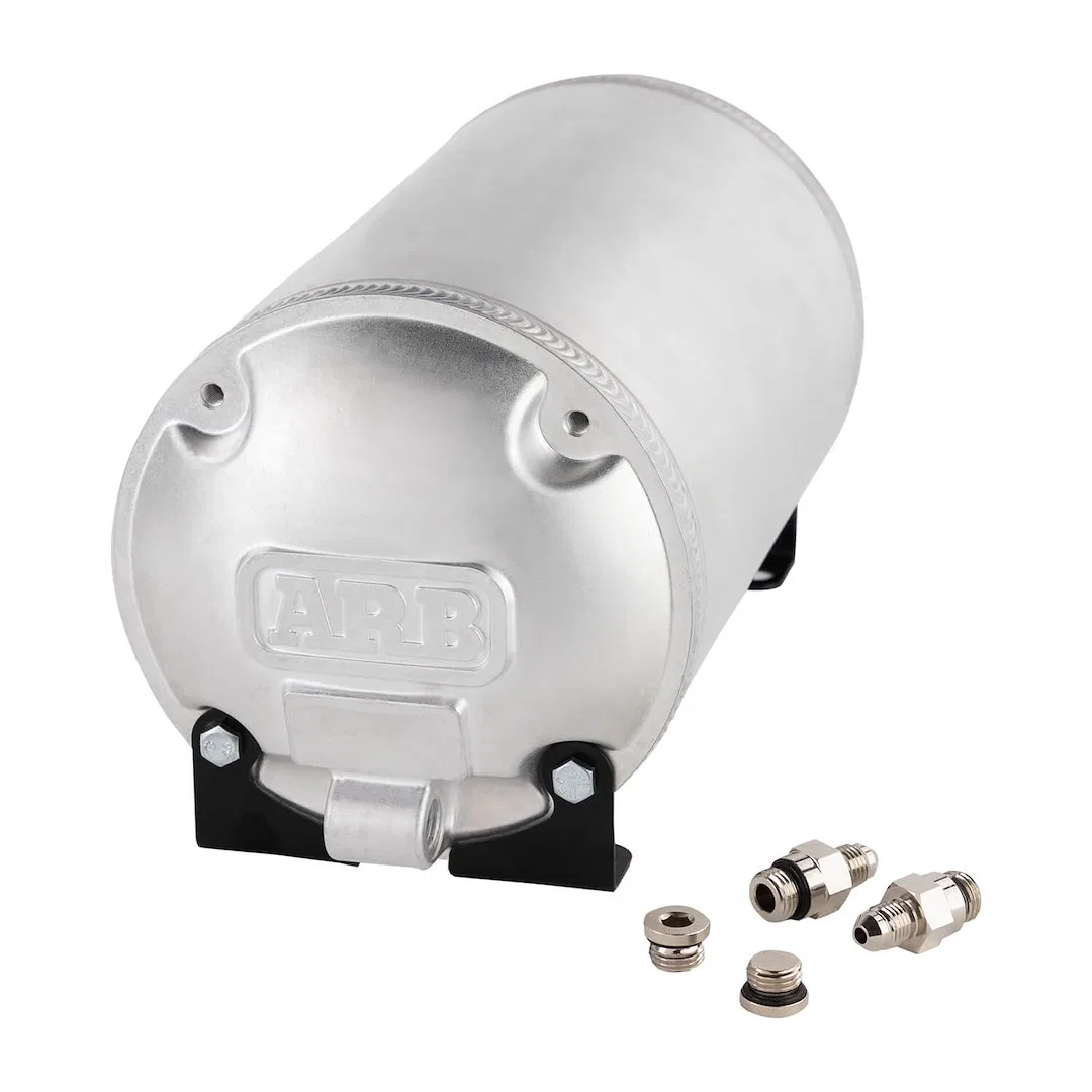 171507 – ARB USA Air Tank, 1 Gallon Capacity Silver Fixed Mounting Brackets